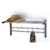thumbnail of Wandgarderobe mit Hutablage Art.389 Garderobe 70 cm Kleiderhaken Wandregal Haken