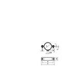 thumbnail of 15 Stk. OBO Bettermann Abstandschelle 2900WM10 60 FT 1388134