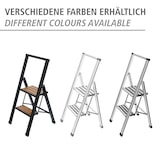 thumbnail of WENKO Alu-Design Klapptrittleiter 2-stufig Schwarz