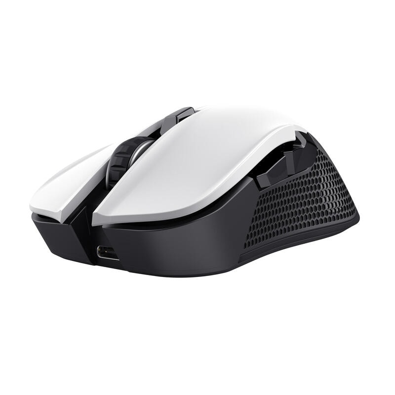 Trust Raton Gaming Inalambrico Gaming Gxt 923W Ybar Bateria Recargable Hasta 7200 Dpi Blanco