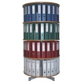 thumbnail of Ordner-Drehsäule, 4 Etagen, Ø810mm, buche