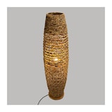thumbnail of Lampadaire en métal et bois naturel H 118 cm