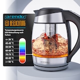 thumbnail of Arendo Wasserkocher, Edelstahl oder Glas, Temperaturanzeige & Warmhaltefunktion