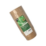 thumbnail of PAPSTAR 500 Suppenbecher, Pappe rund 230 ml Ø 9,8 cm · 6 cm braun "100% Fair"