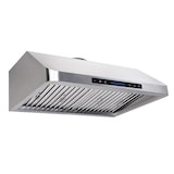 thumbnail of Professionele roestvrijstalen afzuigkap met motor van 900 mm