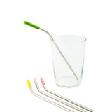 thumbnail of Koala Bodega roestvrijstalen rietjes en reinigingsborstel 5 stuks x 21,5 x 0,6 cm