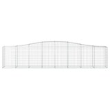 thumbnail of vidaXL Gabionen mit Hochbogen 25 Stk. 400x50x80/100cm Verzinktes Eisen