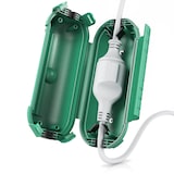 thumbnail of Brandson 1x Kabelbox wetterbeständige Schutzbox für Verlängerungskabel, 210mm x 85 mm Garten outdoor IP44 wasserdichte Safe Box, grün