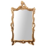 thumbnail of Biscottini Wandspiegel 66x7x118 cm – Rechteckiger Badezimmerspiegel – Wandspiegel aus oxidiertem Gold mit Holzrahmen – Wandspiegel Made in Italy