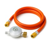 thumbnail of EBERTH Calefactor de gas directo 50kW, generador de aire caliente, capacidad 872m³/h con manguera flexible, reductor de presión