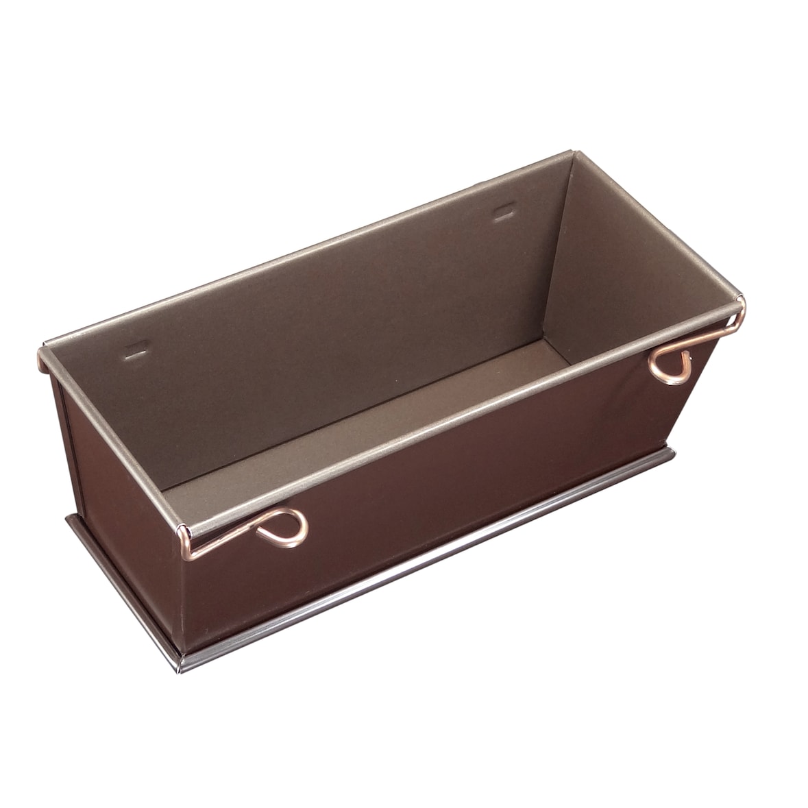 Gobel - Pasteten- oder Kastenform, aufklappbar - antihaftbeschichtet - 270x100 mm außen / 250x90 mm innen H 75 mm - 220020