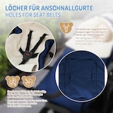 thumbnail of Babyfußsack 94x48x10 cm Blau aus Polyester Joyz