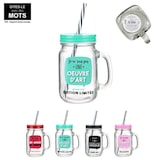 thumbnail of Mason Jar 45cl en verre Dites Le Avec Des Mots MO1211