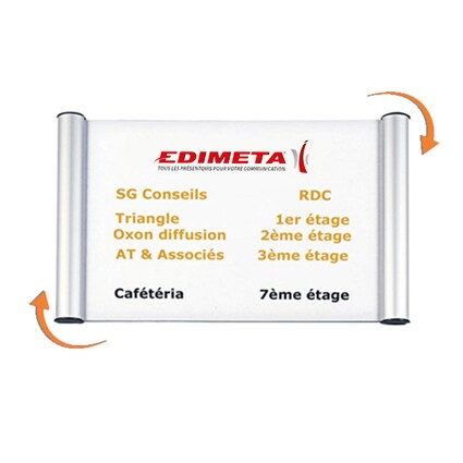 Plaque signaletique ClicSign A4 210x297 mm