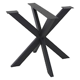 thumbnail of Tischbeine X-Design 85x71x85 cm schwarz aus Metall