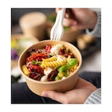 thumbnail of MONOUSO - Contenitore di Cartone Kraft-Kraft Multi-Food 370ml Ø11,5cm (300 Pezzi)