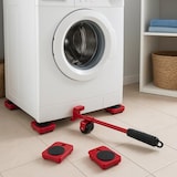 thumbnail of Set di rulli per mobili e trasporto – 5 pezzi – Rosso