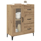 thumbnail of vidaXL Sideboard Artisan-Eiche 69,5 x 34 x 90 cm Verbundholz und Eisen