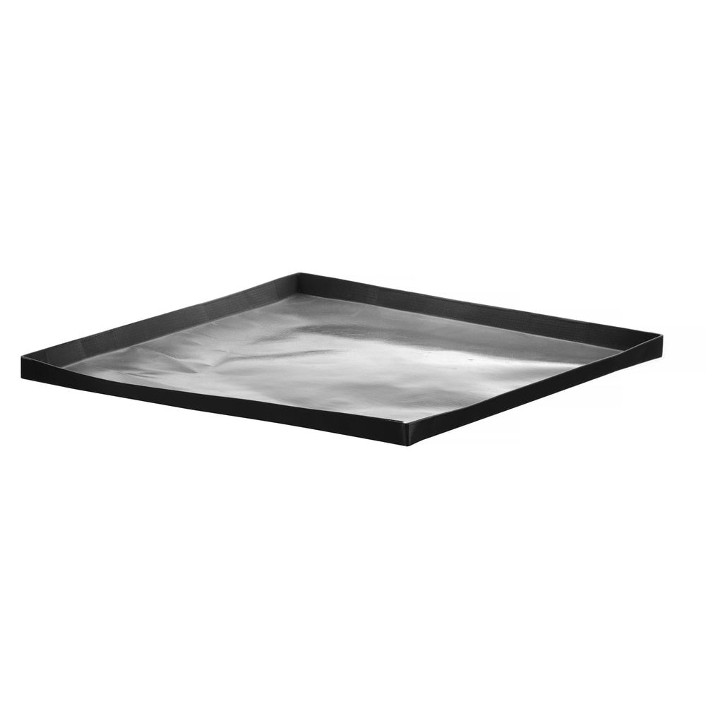 Backblech für Hochgeschwindigkeitsherde, antihaftbeschichtet, HENDI, Schwarz, 280x280x(H)15mm, Quadratisch