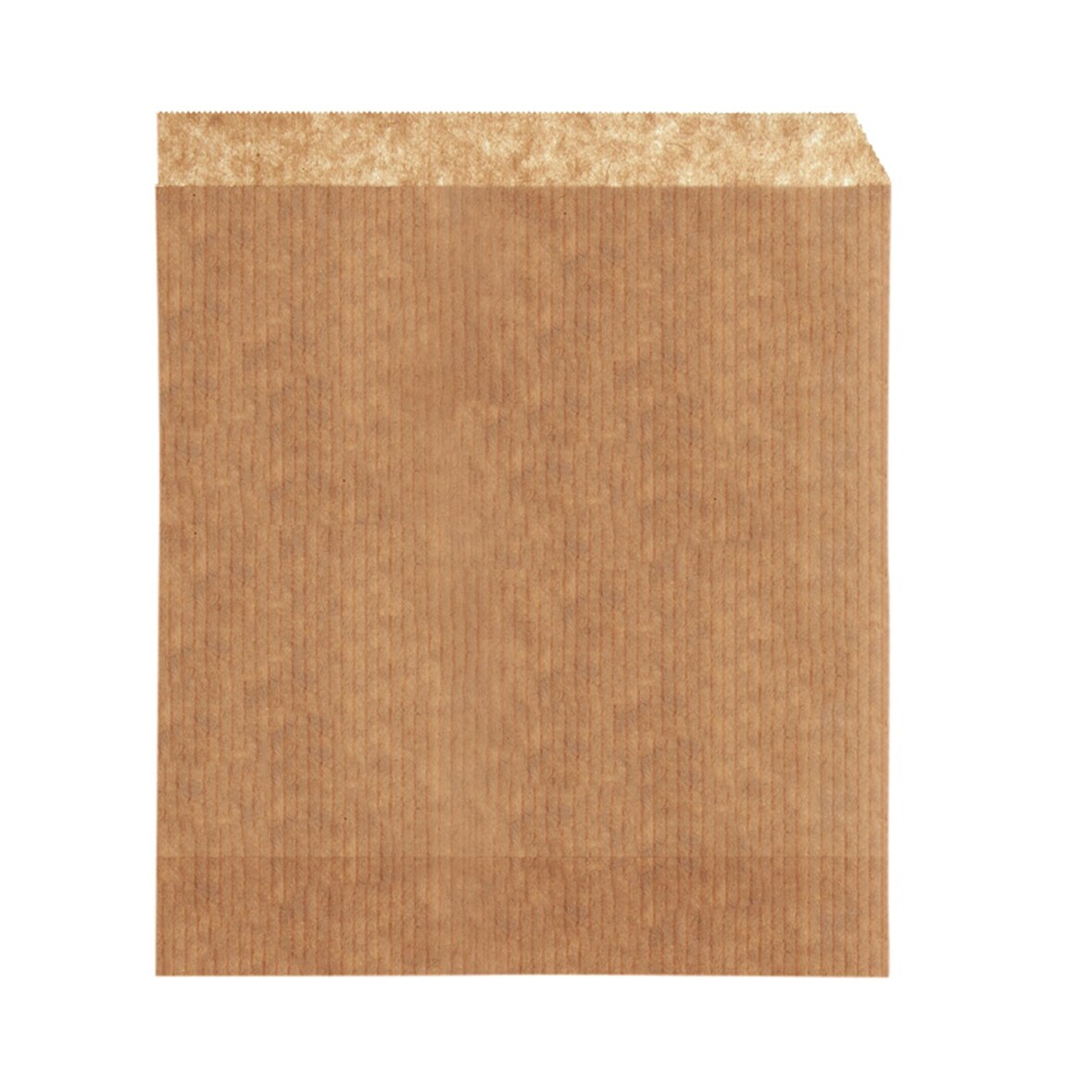 WISEFOOD 1000 Stück - Papier Snackbeutel - kraft 15 x 16 cm 2-seitig offen