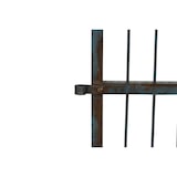 thumbnail of Biscottini Eingangstore 115x6x115 cm - Gartentor für den Außenbereich - Gartenzaun - Hellblaues Schmiedeeisentor