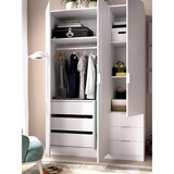thumbnail of Dmora Cassettiera Vinson, Settimanale per interno armadio, Comò per camera da letto con 3 cassetti, 60x40h60 cm, Bianco