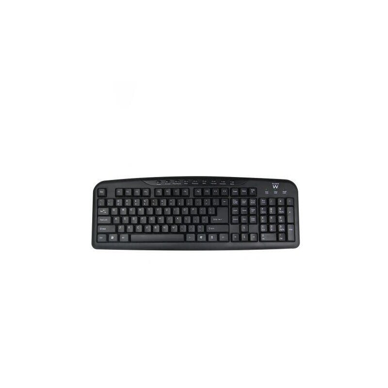 Teclado Portugues Multimedia Ewent Negro Con DiseÃÂ±o Pt (Usb).