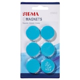 thumbnail of SIGMA Magnete, Polystyren, Ø 3.2 cm, hellblau, 6 Stück