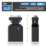 thumbnail of CSL 1080p VGA zu HDMI Video-/Audio Konverter, VGA & 3,5mm-Klinke zu HDMI Typ A