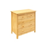 thumbnail of Möbilia Cómoda | com 5 gavetas | madeira de pinho | L 46 x P 35 x A 80 cm | lacado natural