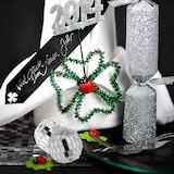 thumbnail of Relaxdays Mini Discokugel, 15 Spiegelkugeln in 3 versch. Größen Ø 3-10 cm, Partydeko zum Aufhängen, Diskokugel, silber