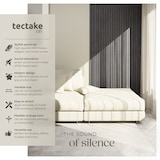 thumbnail of tectake Paneles acústicos SONIC WALL efecto madera - Juego de 4 roble negro