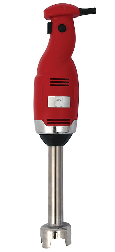 METRO Professional Batidora de mano GSM1010, 250 W, varilla mezcladora fija de 20 cm, rojo, 10 L