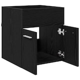 thumbnail of Helloshop26 - Moderner Spülenunterschrank 41 x 38,5 x 46 cm großer Stauraum elegantes schwarzes Holzwerkstoff 02_0058393