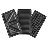 thumbnail of Tristar 3-in-1 Sandwichmaker SA-3070 800 W Schwarz und Silbern