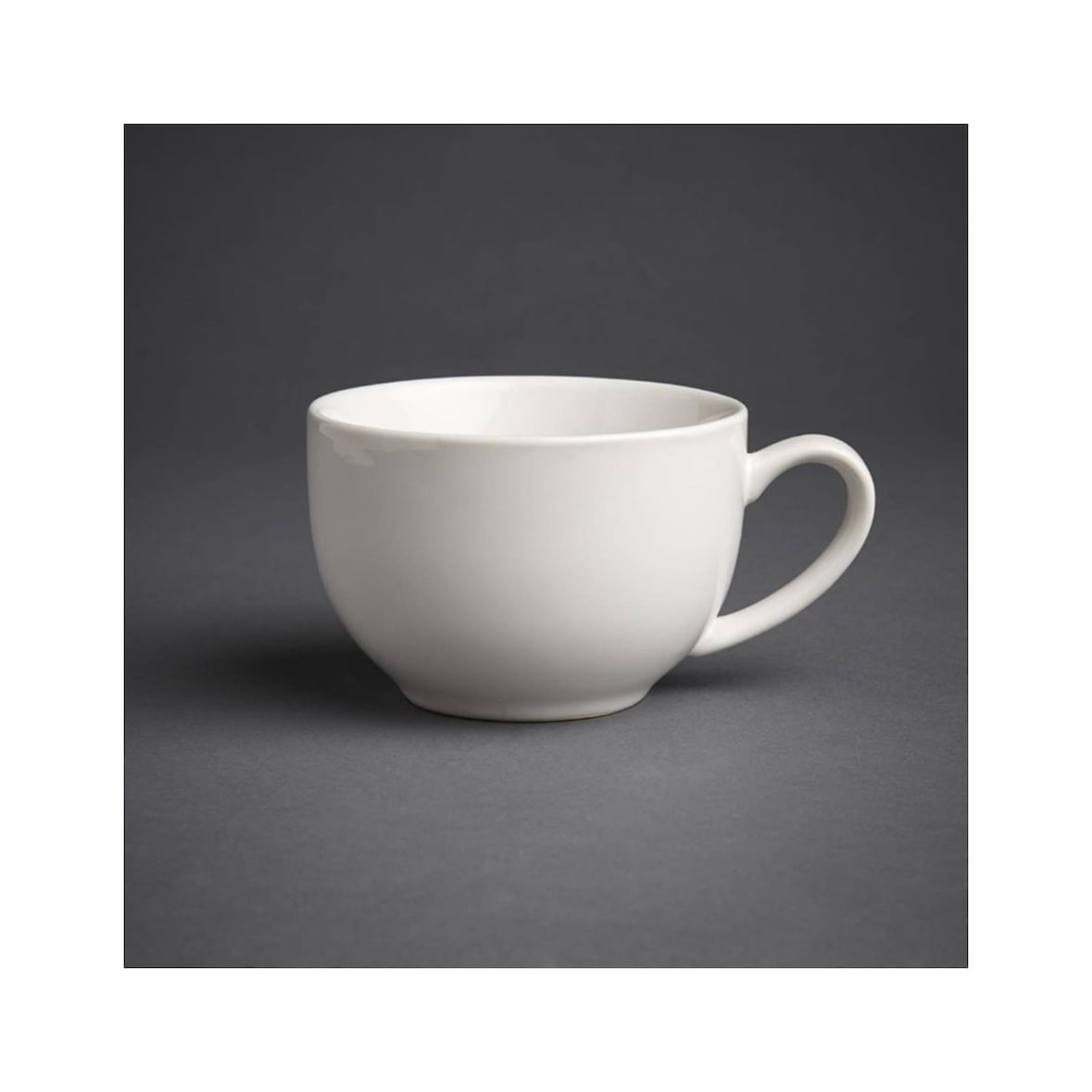 Taza Cappuccino Blanca 340ml Caja de 12