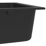 thumbnail of vidaXL Keukenwasbak Zwart 76 x 48 x 30 cm Graniet