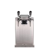 thumbnail of Zapfanlage, Bierzapfanlage STREAM 50 Bierkoffer, Durchlaufkühler 2-leitig Trockenkühler, bis zu 55 L/h, Untertheke, Flach, Korb