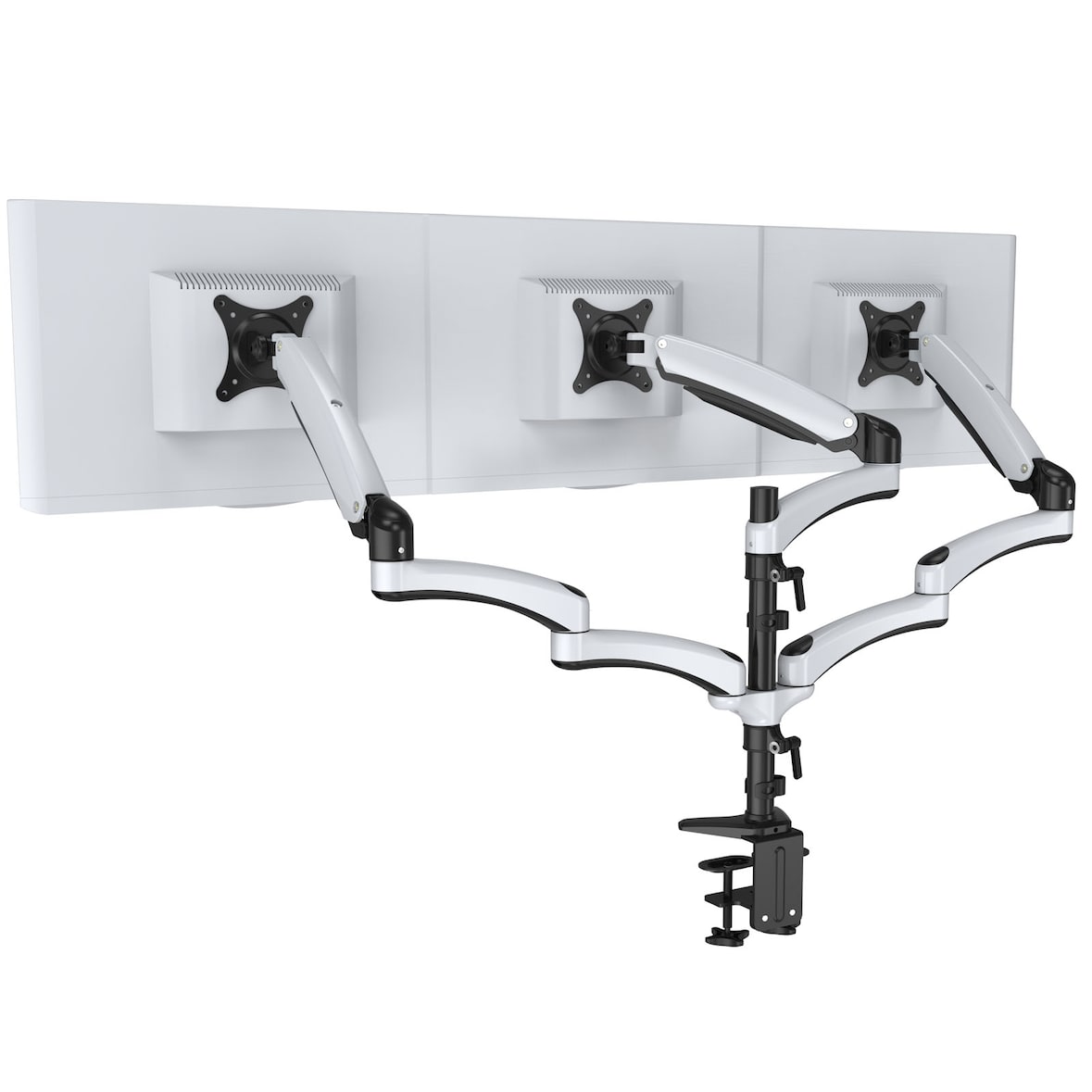 HFTEK®  Monitorhalterung für drei Bildschirme von 15 bis 27 Zoll FY138DW