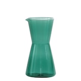 thumbnail of Zafferano Classy karaf van mondgeblazen borosilicaatglas in Lake Green, handgemaakt met een geometrisch en ergonomisch design voor uw tafel.