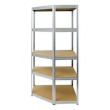 thumbnail of PROREGAL Étagère d'angle charge lourde SLIM ELEPHANT, HxLxP 180x90x45cm, 250kg par niveau, Galvanisé, Étagère d'angle pour Garage, Atelier