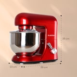 thumbnail of Klarstein Bella Küchenmaschine 1800 W / 2,7 PS 5 Ltr Edelstahl BPA-frei Rot