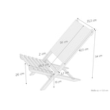 thumbnail of Klappstuhl Strandstuhl Anglerstuhl Gartenstuhl Stuhl zum Zusammenstecken rot-weißem Bezug V-10-353