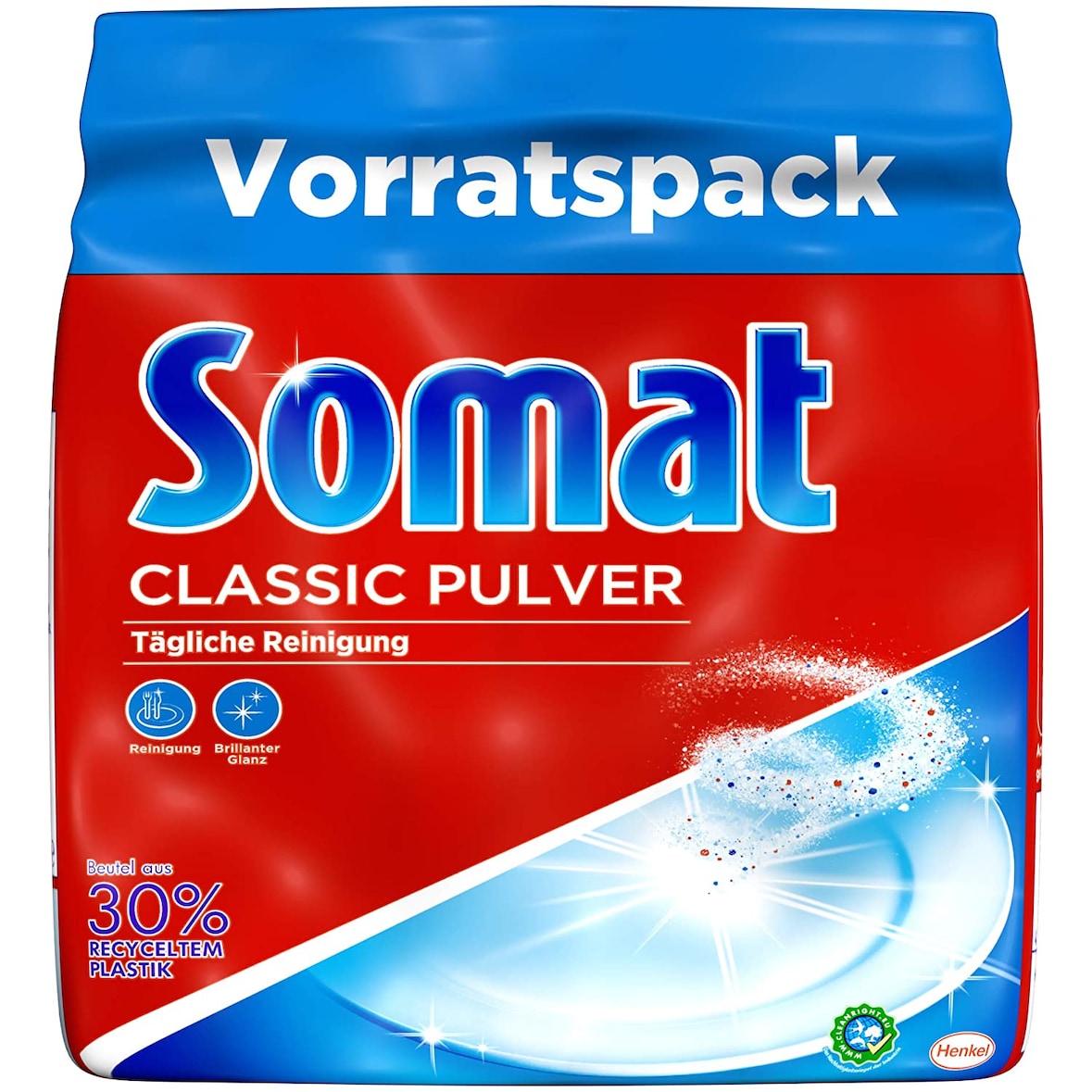 Somat Classic Pulver Geschirrspülmittel 1200 g für 60 Reinigungen Reiniger