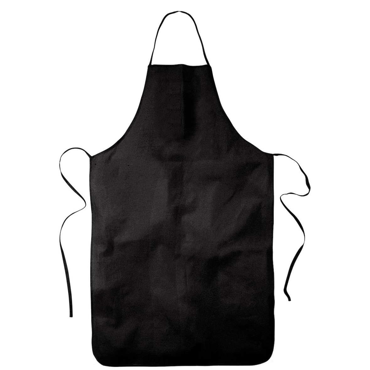 TEXXILLA Latzschürze aus 100% Baumwolle mit stabiler Nackenschlaufe Größe: ca. 70 x 95 cm,schwarz