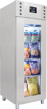 thumbnail of Kühlschrank mit 1 Glastür Mono-Block Getränkekühlschrank  Gastro 709L +2/10°C ISO 60 mm Edelstahl