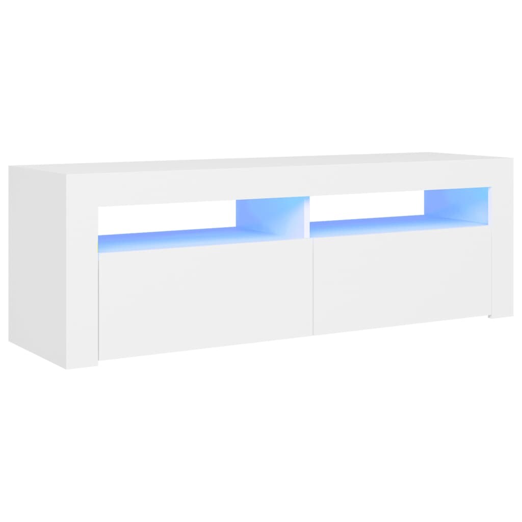 Helloshop26 - Multimedia-TV-Ständer TV-Regal Sideboard TV-Schrank Esszimmer Wohnzimmer Schlafzimmer mit LED-Beleuchtung 120 x 35 x 02_0026517