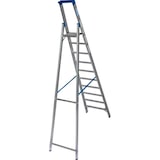 thumbnail of Stufenstehleiter aus Aluminium, mit 2 Sicherheitsgurten, 10 Stufen
