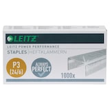 thumbnail of Leitz Power Performance P3 Heftklammern 24/6 55700000 Verzinkter Stahl Silber 1000 Heftklammern