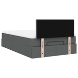 thumbnail of vidaXL Ottoman-Bett mit Matratze Dunkelgrau 120x200 cm Stoff